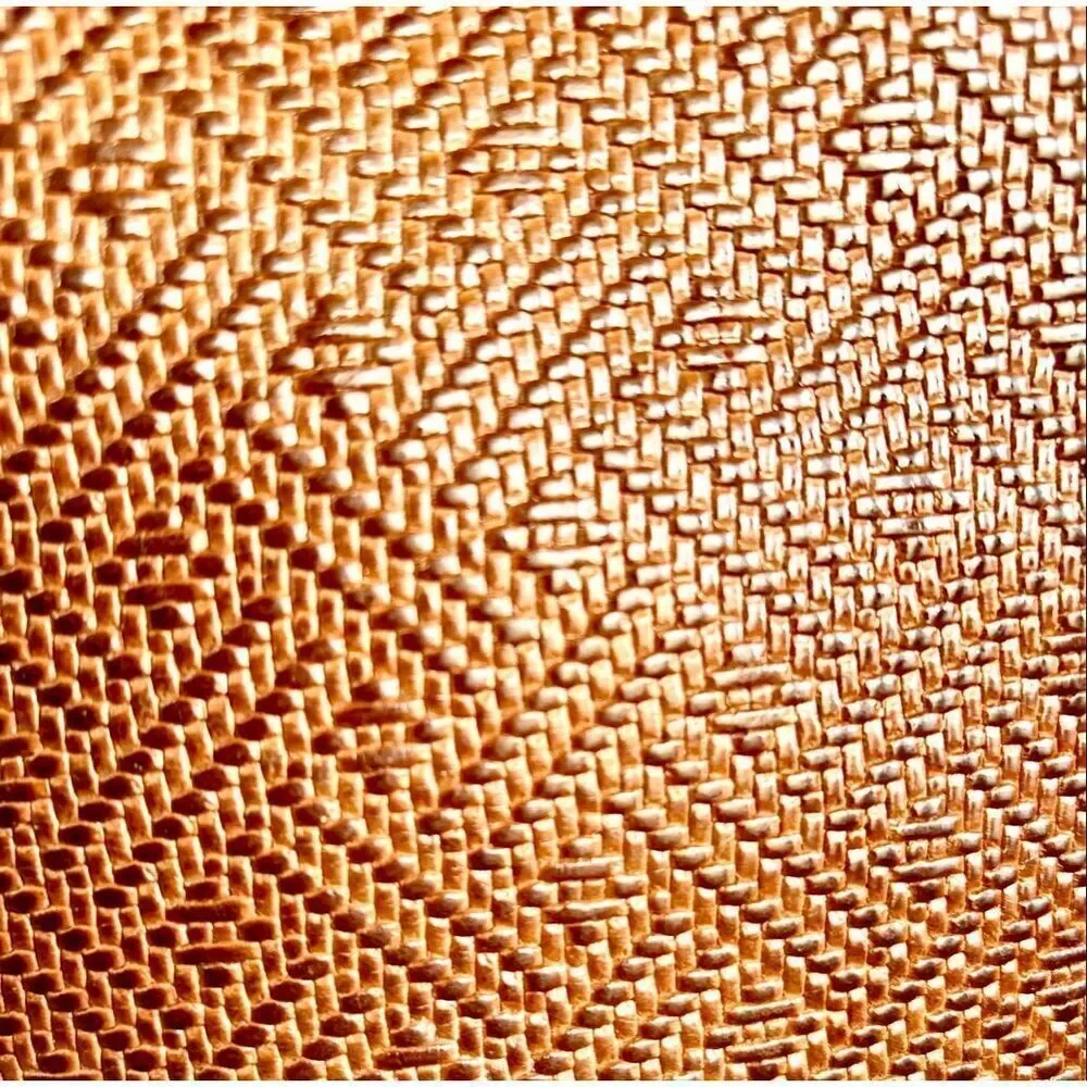 COLE HAAN - L Sz 6B Original Grand OS Woodbury-Weave Leather Tall Boots/Cognac